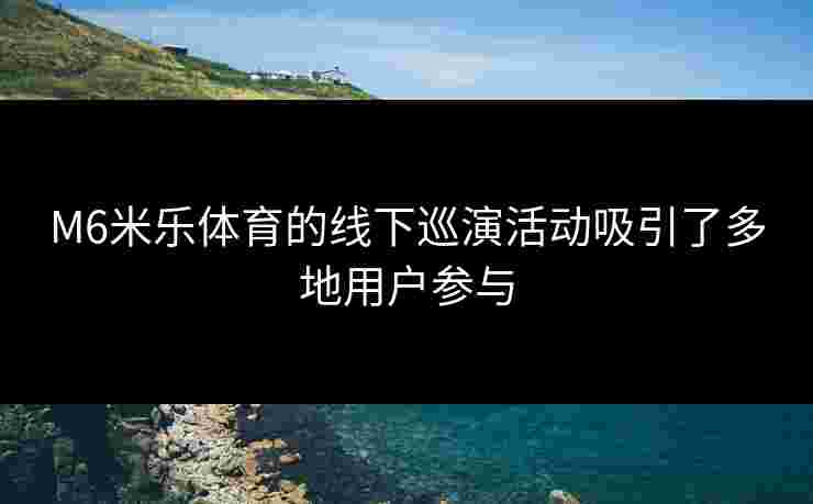 M6米乐体育的线下巡演活动吸引了多地用户参与